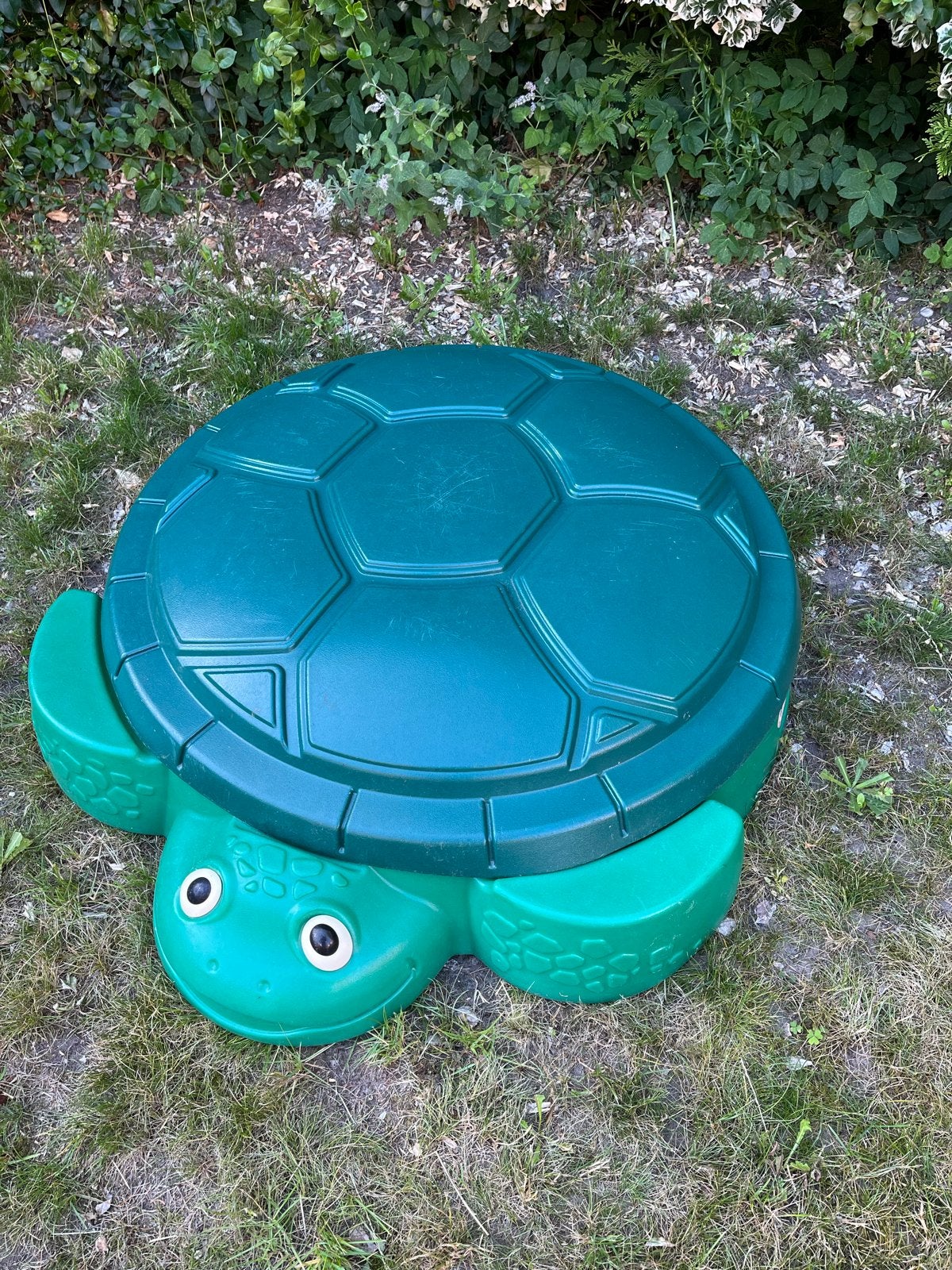 Little Tikes Schildpad Zandbak met Deksel, Ophalen, Gebruikt