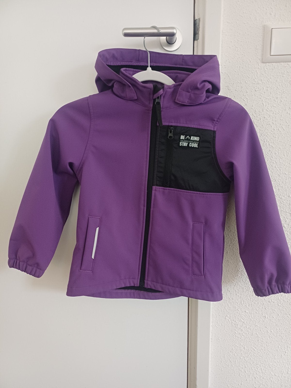 Name It Softshell Jas Maat 122 Paars, Ophalen of Verzenden, Zo goed als nieuw