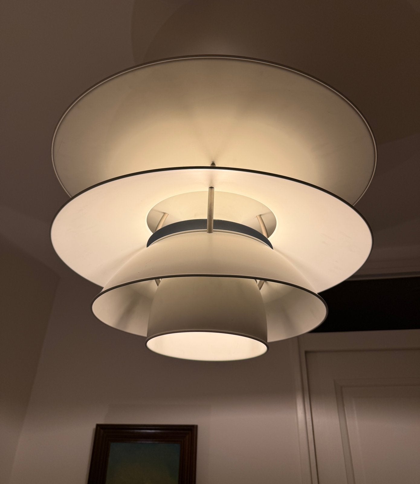 Louis Poulsen PH 6½-6 Charlottenborg door Poul Henningsen, Huis en Inrichting, Lampen | Hanglampen, Ophalen, Gebruikt, Metaal