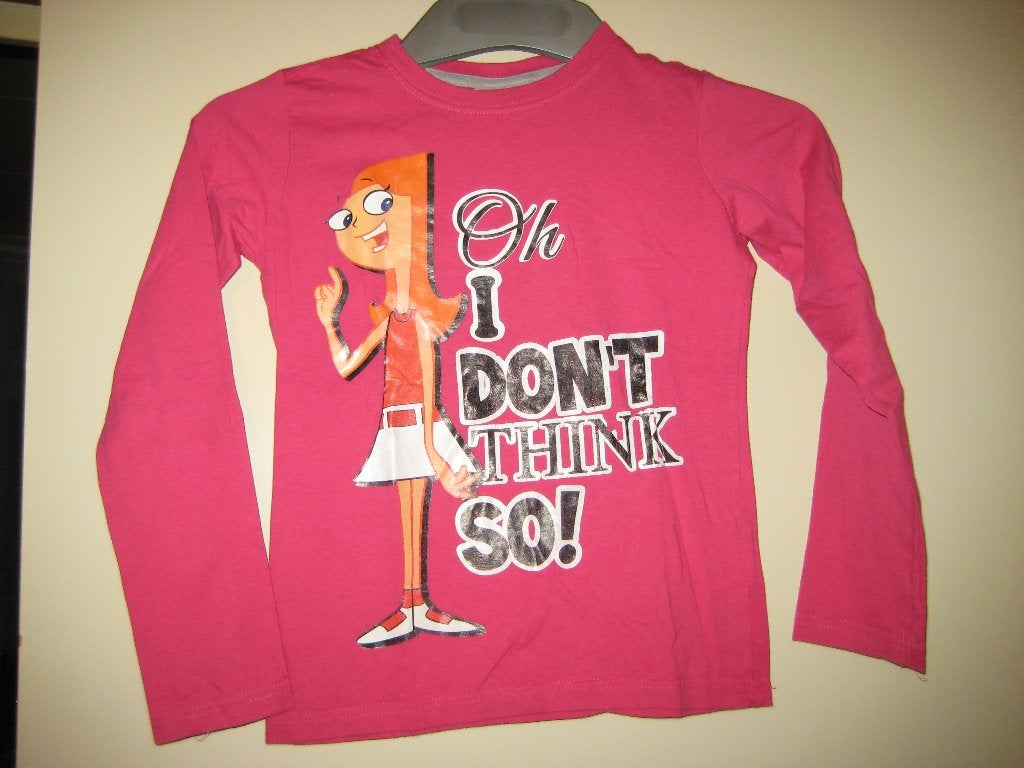 Pink shirt, 134, Phineas + Herb, Ophalen of Verzenden, Zo goed als nieuw, Meisje, Shirt of Longsleeve