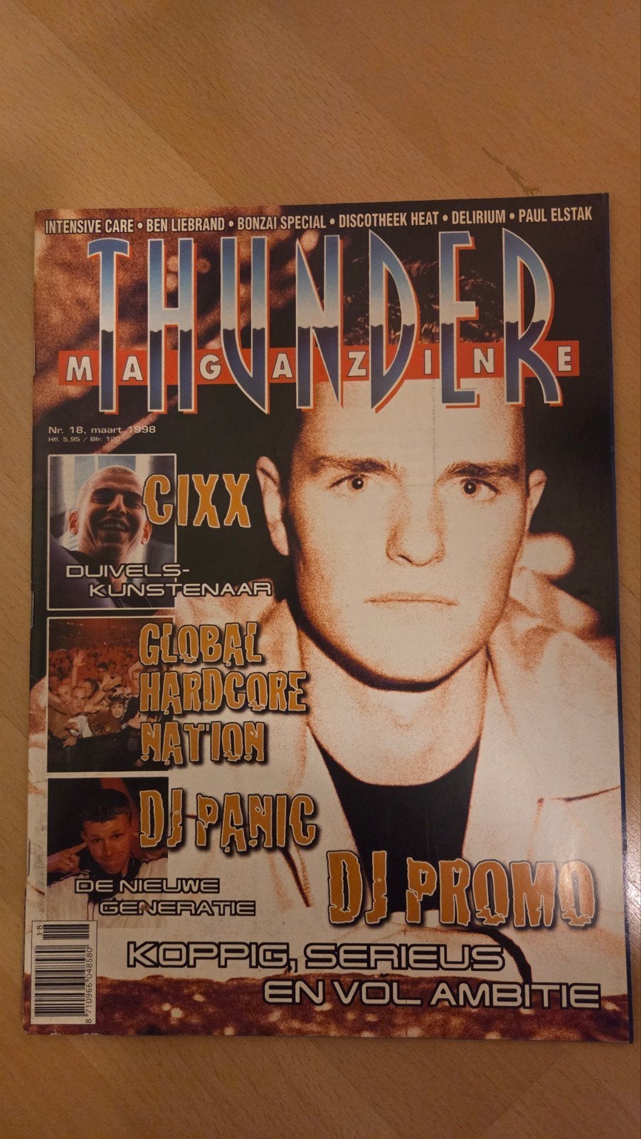 Thunder Magazine Nr. 18, maart 1998 - DJ Promo Cixx Panic, Verzenden, Gelezen, Muziek, Film of Tv