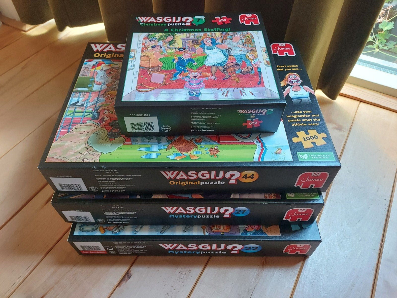 Wasgij Puzzels: Original, Mystery & Christmas (4 stuks), Hobby en Vrije tijd, Denksport en Puzzels, Ophalen of Verzenden, 500 t/m 1500 stukjes