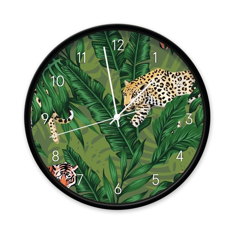 Kinderklok Klok Wandklok Jungle Dutch Sprinkles, Wandklok, Info@dutchsprinkles.nl, Ophalen of Verzenden, Dutch Sprinkles