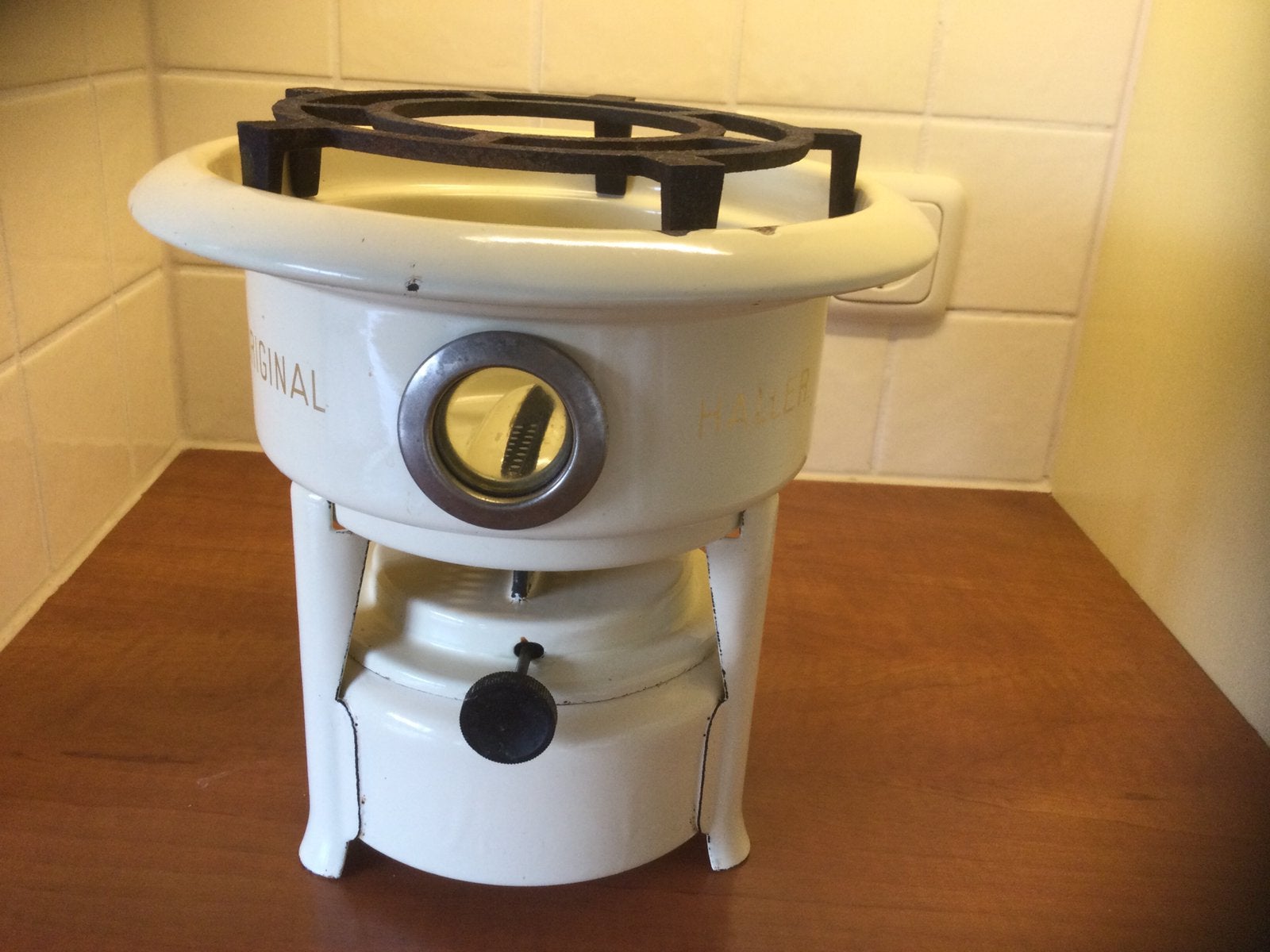 Vintage petroleum stel original Haller, Ophalen of Verzenden