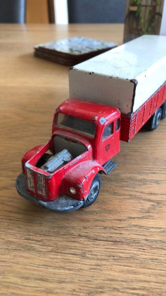 GEZOCHT Motorkap voor een Tekno Denmark Scania nr: 451, Ophalen of Verzenden, Gebruikt, Bus of Vrachtwagen, Tekno