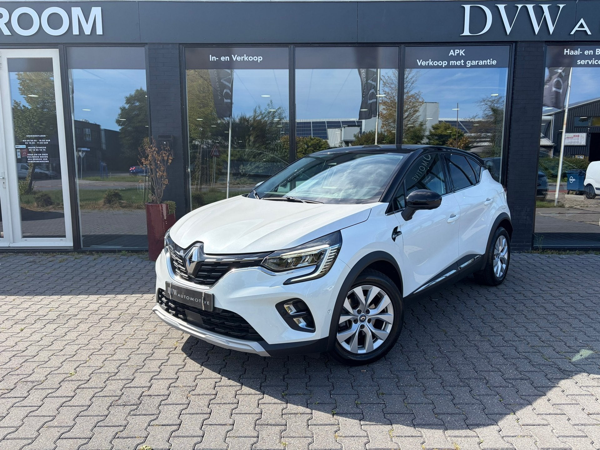 Renault Captur 1.6 E-Tech Plug-in Hybrid 160 Intens Bose Aut, Auto's, Renault, 77 km/l, Gebruikt, 4 cilinders, Leder en Stof