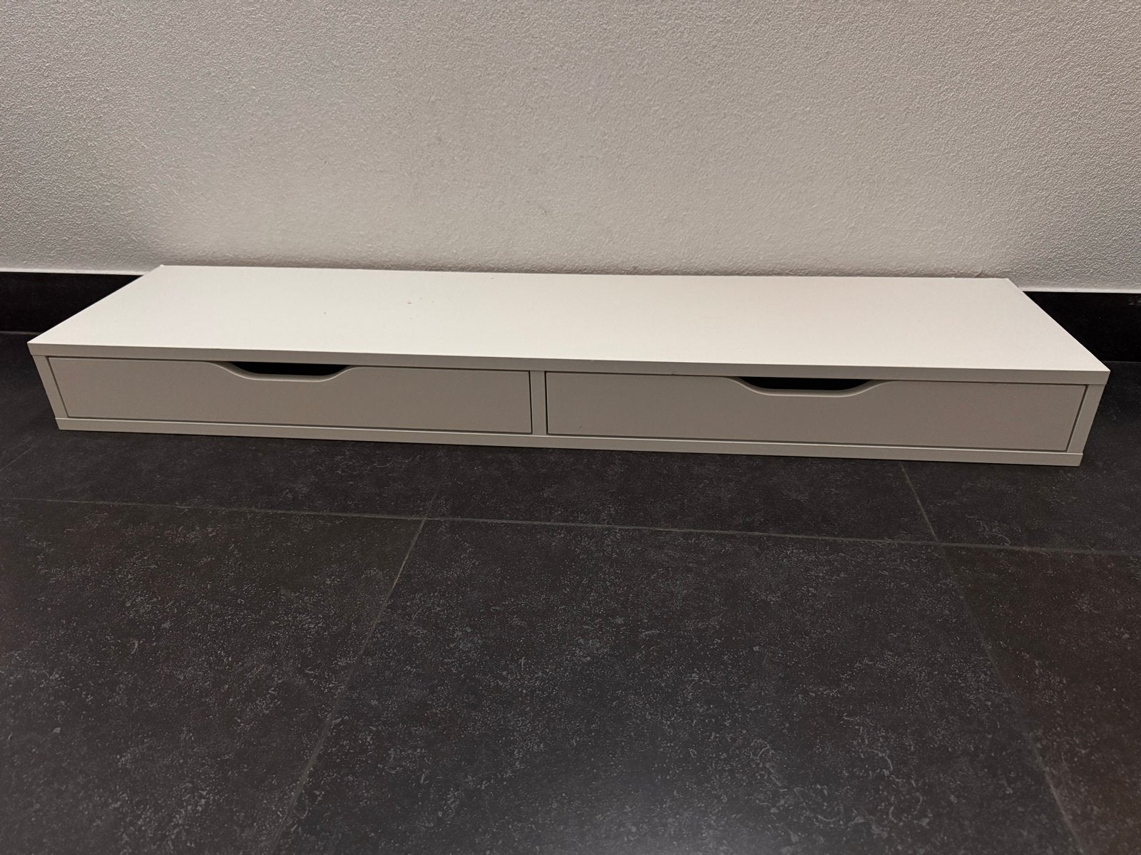 Kaptafel met 2 laden - Zonder ophangbeugels, Ophalen, Gebruikt, 100 tot 150 cm, 1 of 2 laden