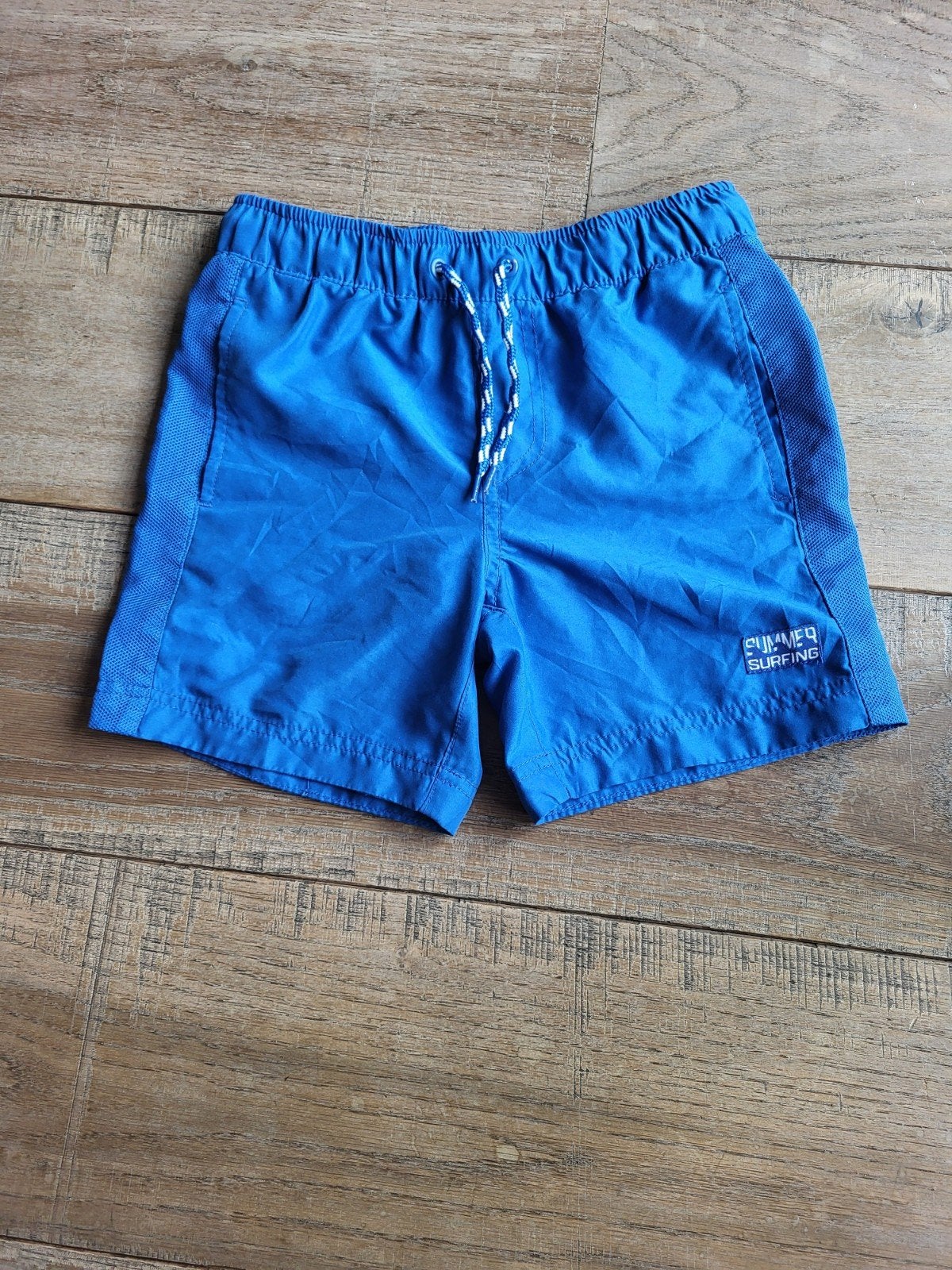 Blauwe zwembroek maat 134/140 van WE, WE, Sport- of Zwemkleding, Ophalen of Verzenden, Zo goed als nieuw
