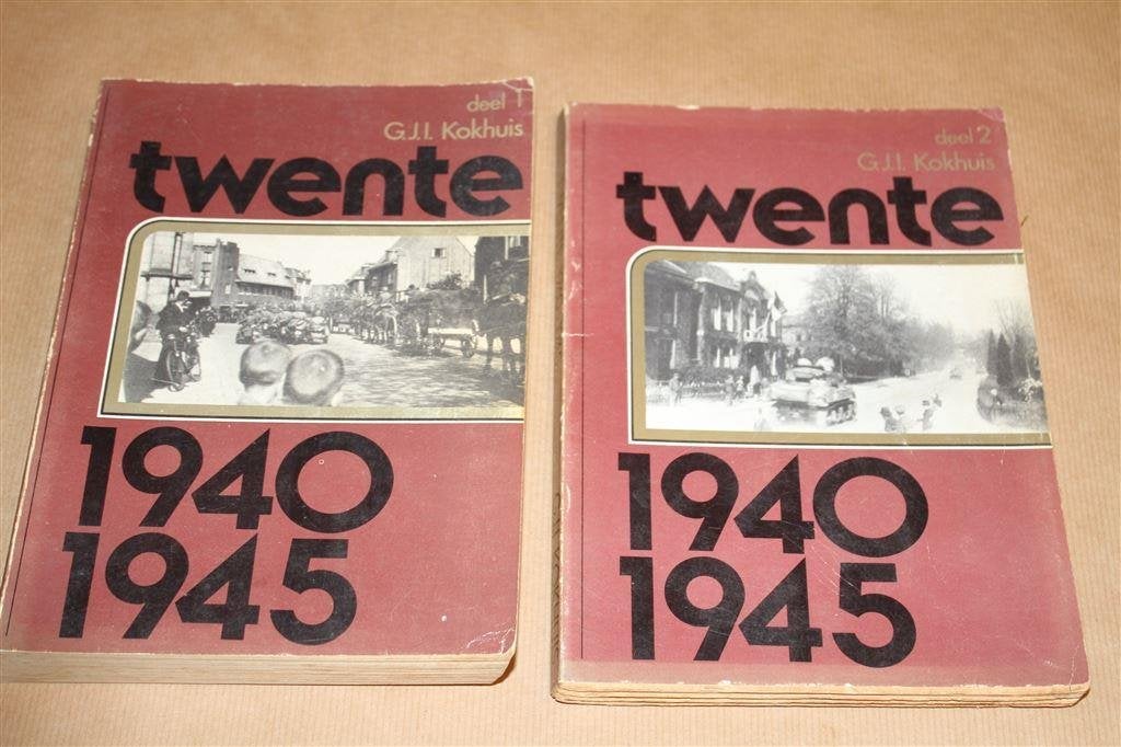 Twente 1940-1945. G.J.I. Kokhuis. In 2 delen., Verzenden, Gelezen