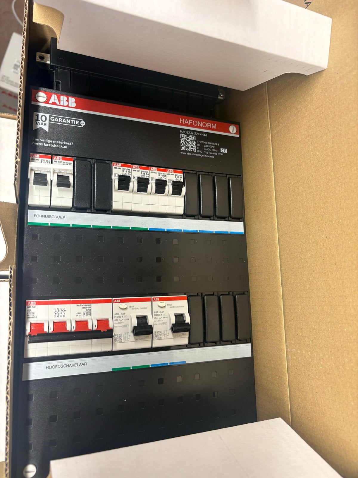 ABB Groepenkast - Nieuw in doos moet weg, Doe-het-zelf en Verbouw, Elektra en Kabels, Ophalen, ABB, Nieuw, Groepenkast