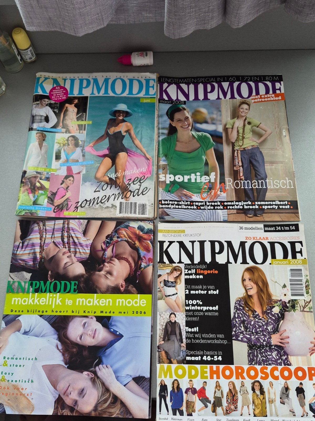 Knipmode tijdschriften - diverse edities, Ophalen of Verzenden, Gelezen, Damesbladen