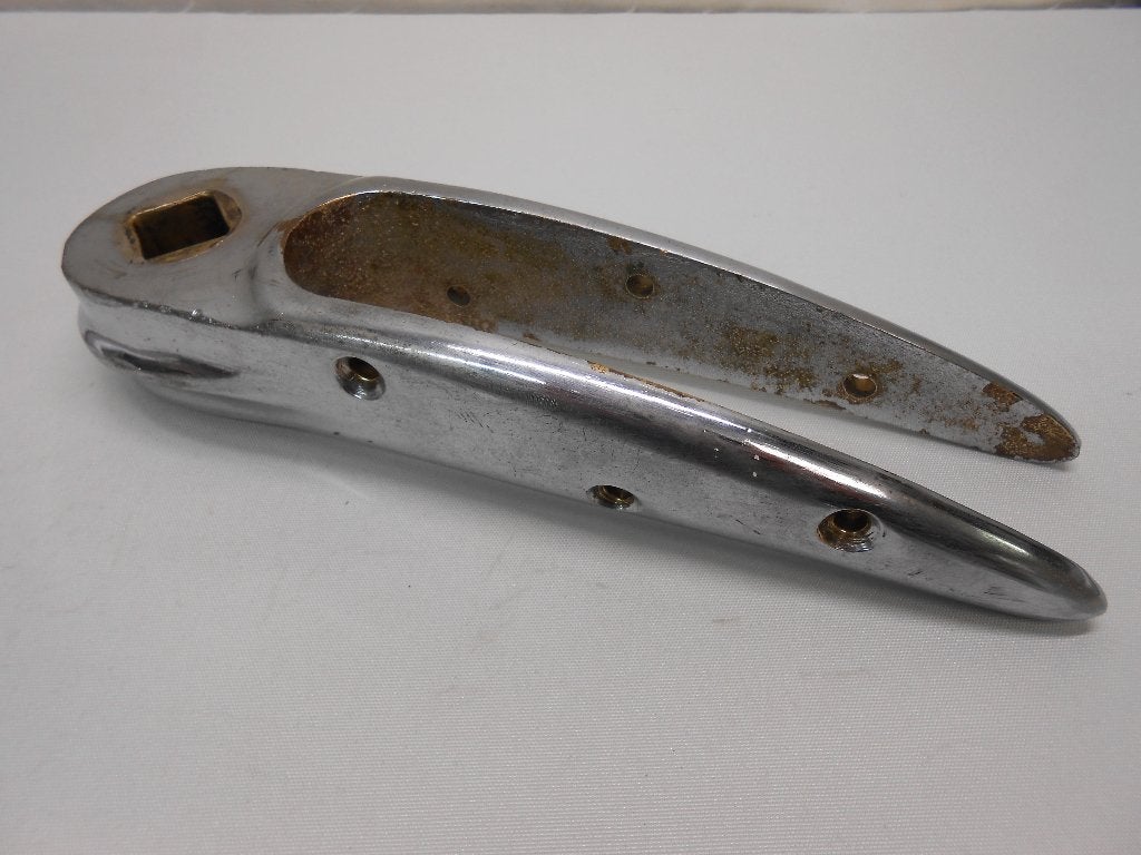 Helmstokbeslag, Helmhoutbeslag, brons verchroomd, Ophalen of Verzenden, Gebruikt, Overige typen