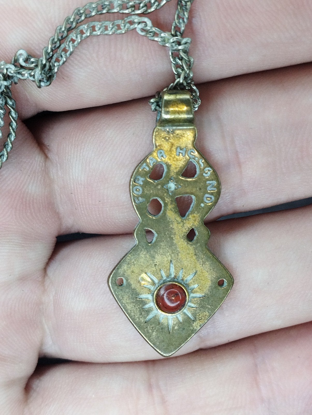 Vintage hanger in antieke stijl, Sieraden, Tassen en Uiterlijk, Kettinghangers, Ophalen of Verzenden, Zo goed als nieuw, Zilver
