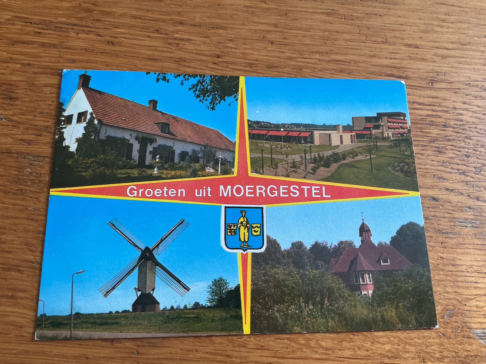 V652 Moergestel molen gemeentewapen, Ophalen of Verzenden