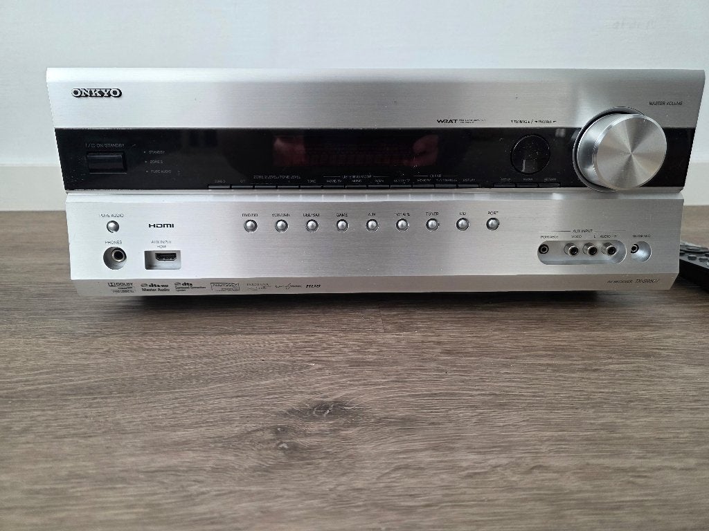 Onkyo TX-SR607 ZILVER, Ophalen, Gebruikt, 120 watt of meer, Onkyo