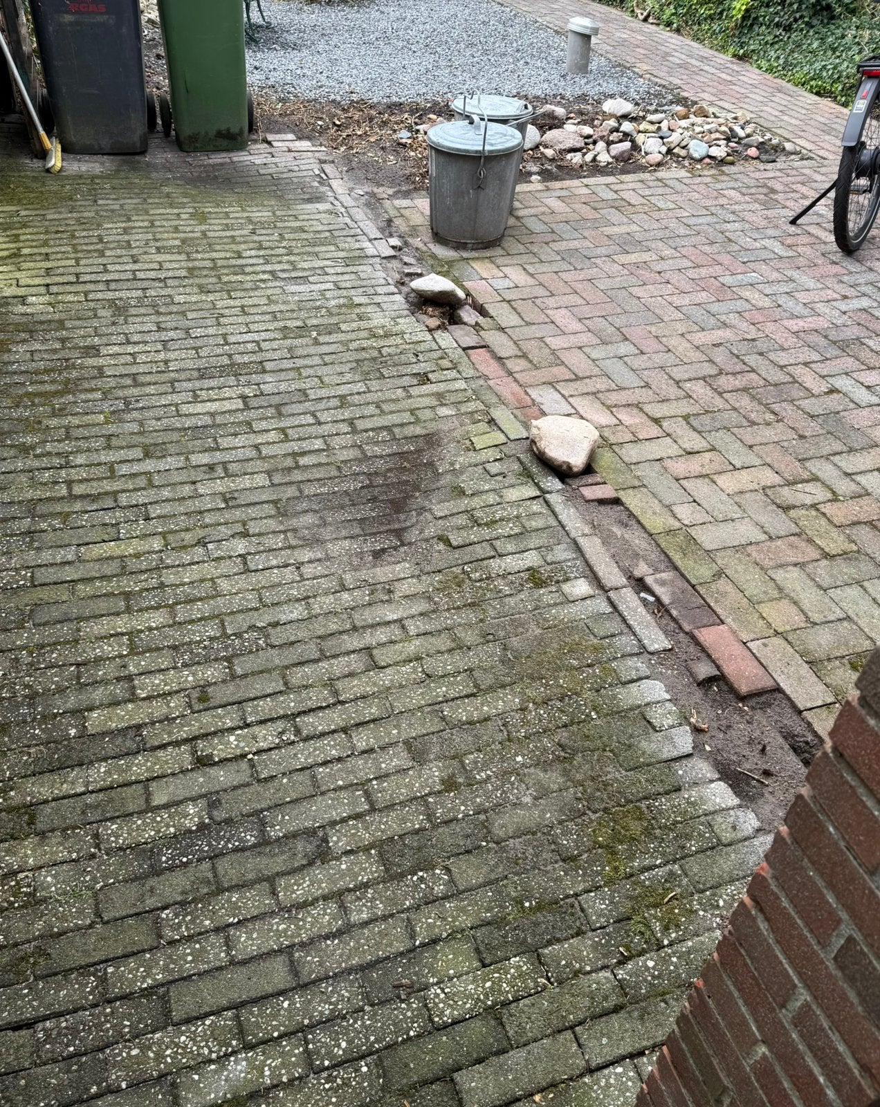 Grijze klinkers,waalformaat., Ophalen, Klinkers, Zo goed als nieuw, 10 m² of meer