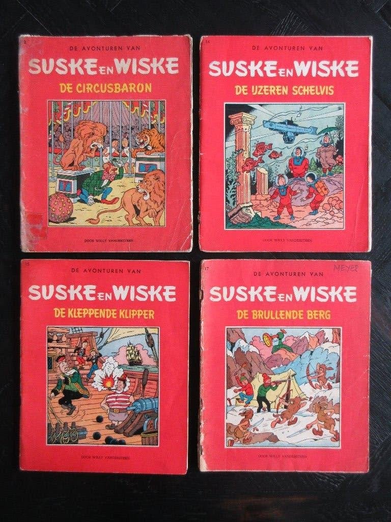 Stripboeken Suske en Wiske Rode reeks Hollands, Gelezen, Willy Vandersteen, Ophalen of Verzenden, Meerdere stripboeken