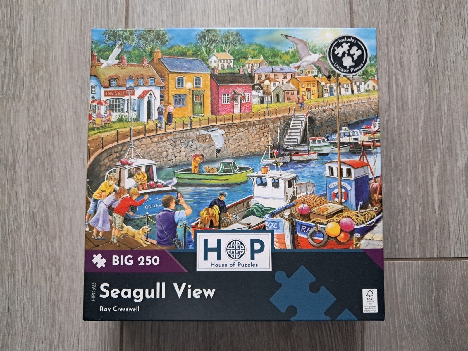 puzzel HOP 250 XL stukjes, Ophalen of Verzenden, Minder dan 500 stukjes, Zo goed als nieuw, Legpuzzel