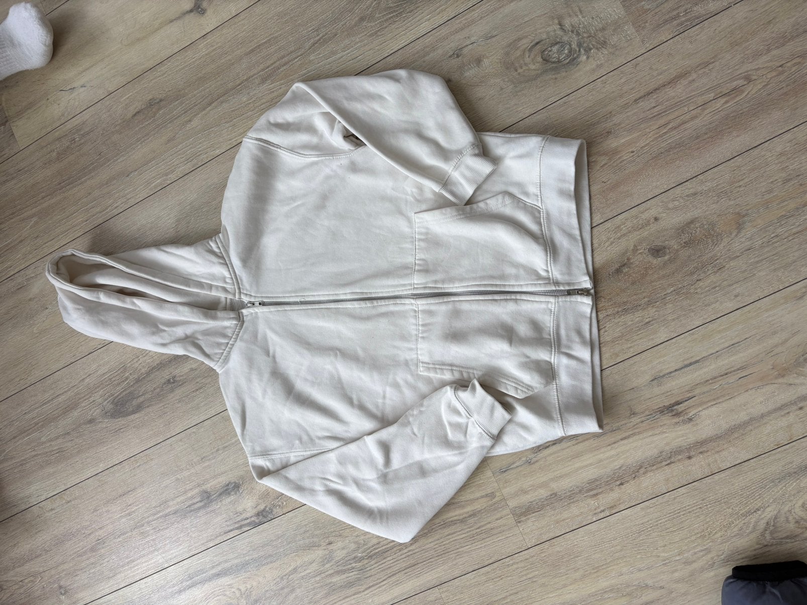 Zara sweatvest maat S, Kleding | Dames, Ophalen of Verzenden, Zo goed als nieuw, Maat 36 (S), Wit