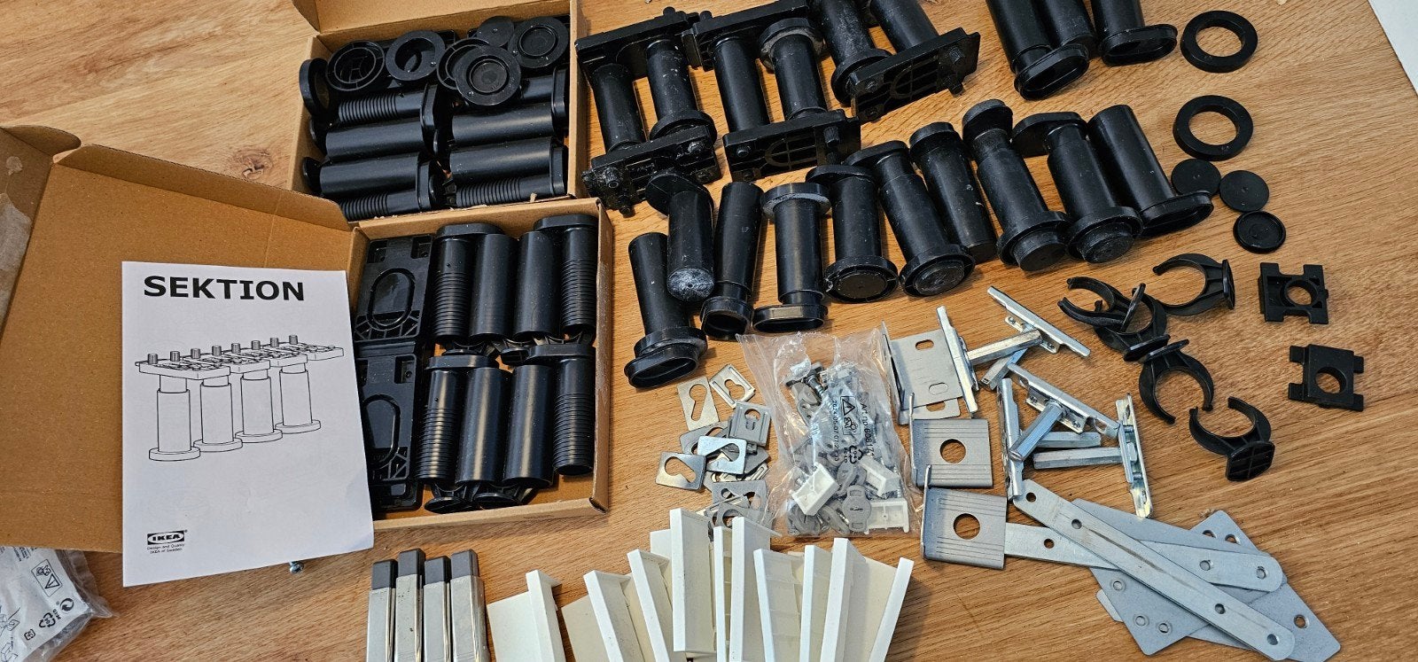 Ikea Sektion 14x 13 extra poten Metod 905.560.71 keuken poot, Ophalen of Verzenden, Nieuw