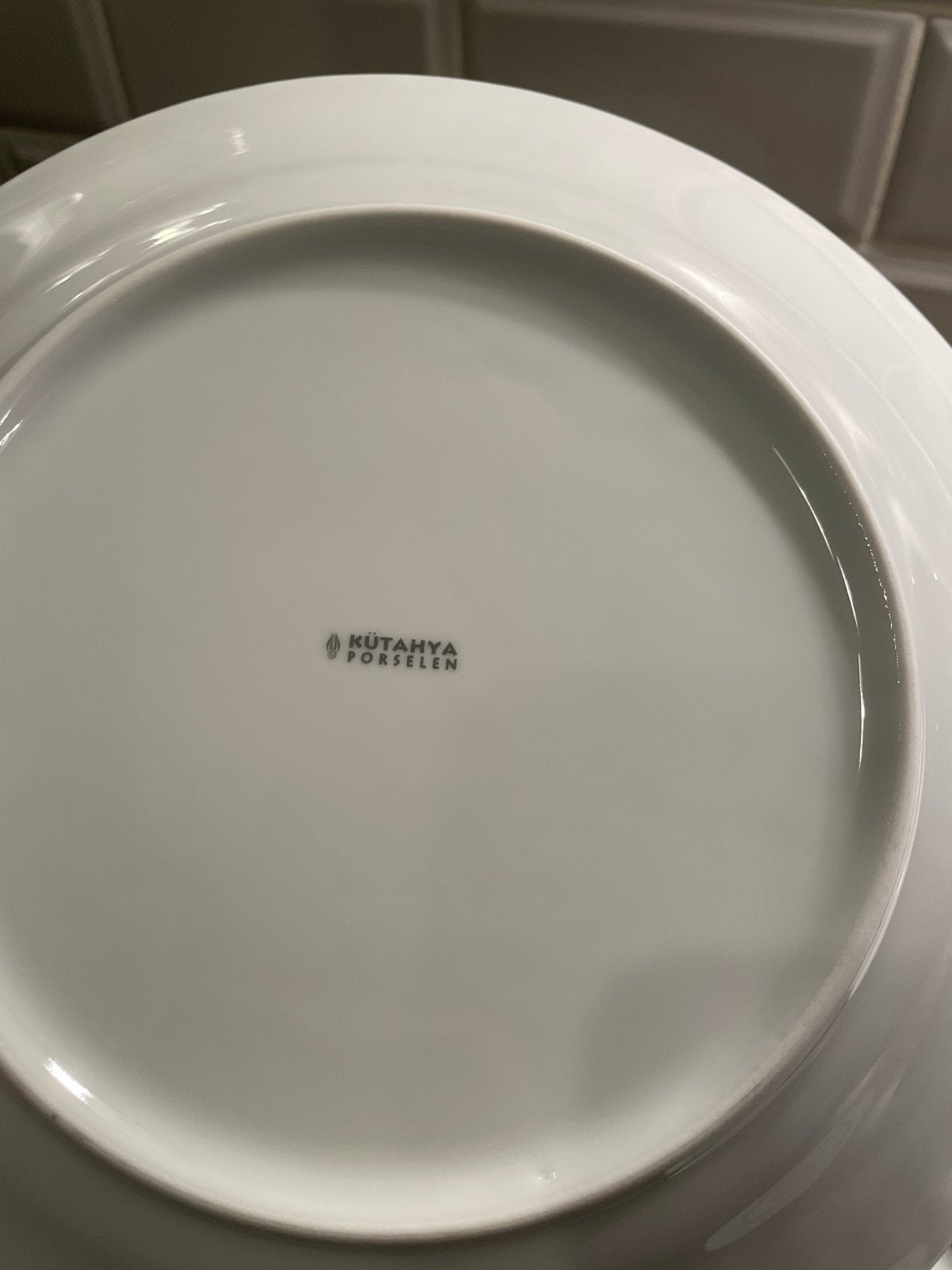 Kütahya Porselen Servies - Wit met Gouden Rand 52 stuk, Ophalen, Overige merken, Klassiek, Zo goed als nieuw