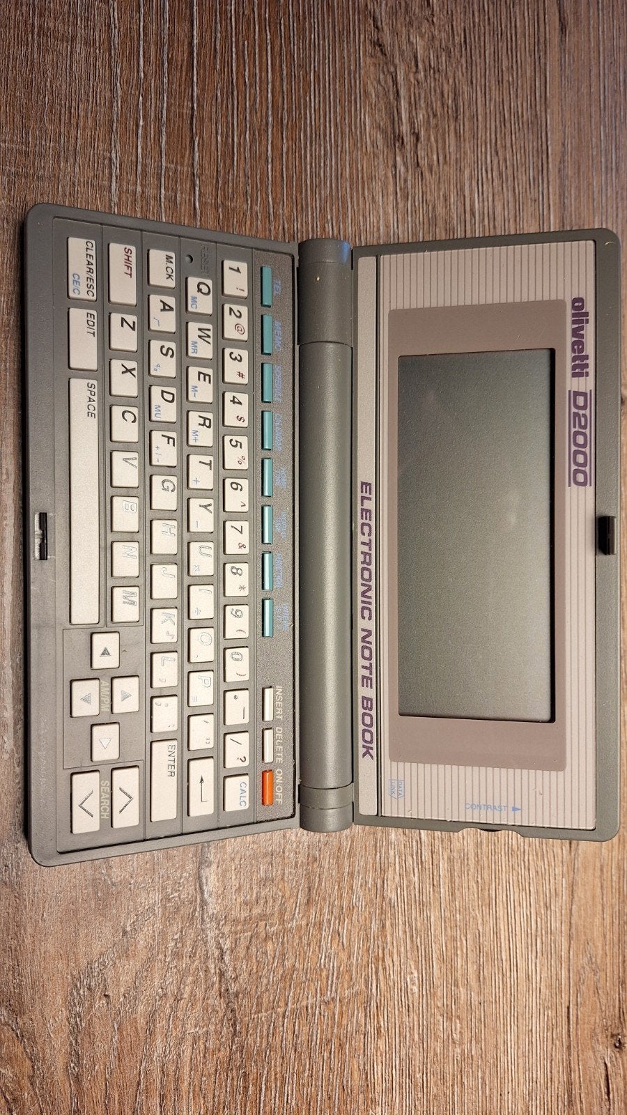 Olivetti D2000 Elektronisch Notitieboekje, Ophalen, Olivetti