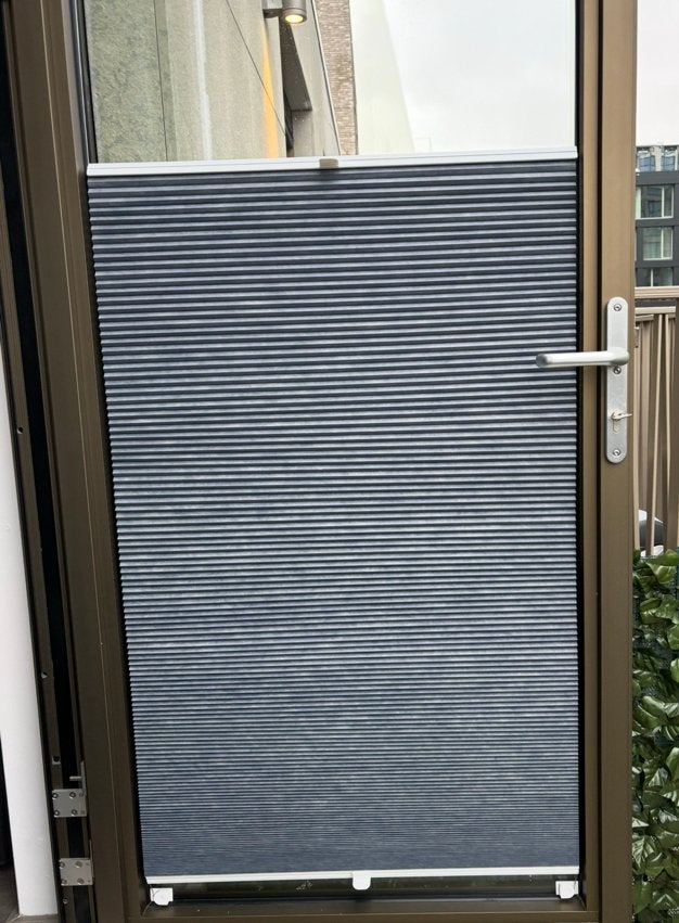 5 nieuwe plissé gordijnen zonder boren verschillende maten, Overige materialen, Overige merken, Ophalen of Verzenden, Zo goed als nieuw
