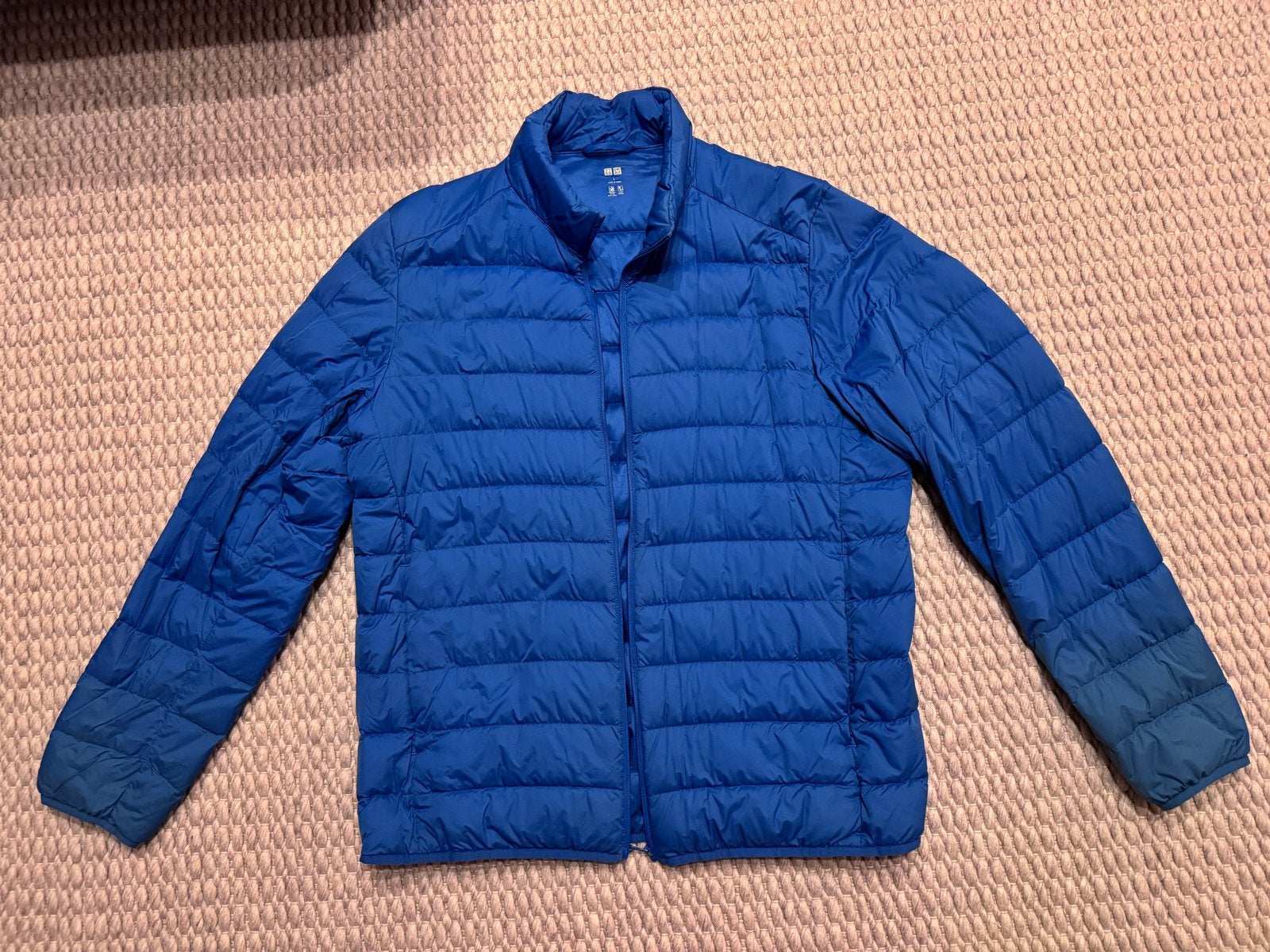 Uniqlo Ultra Light Down Jas - Blauw & Donkerblauw, Kleding | Heren, Ophalen of Verzenden, Zo goed als nieuw, Overige maten, Blauw