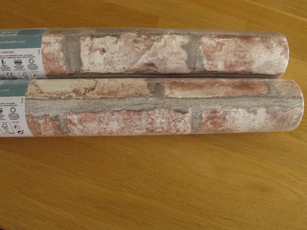 Behang, steen motief, deco4walls, Ophalen, Minder dan 10 m²