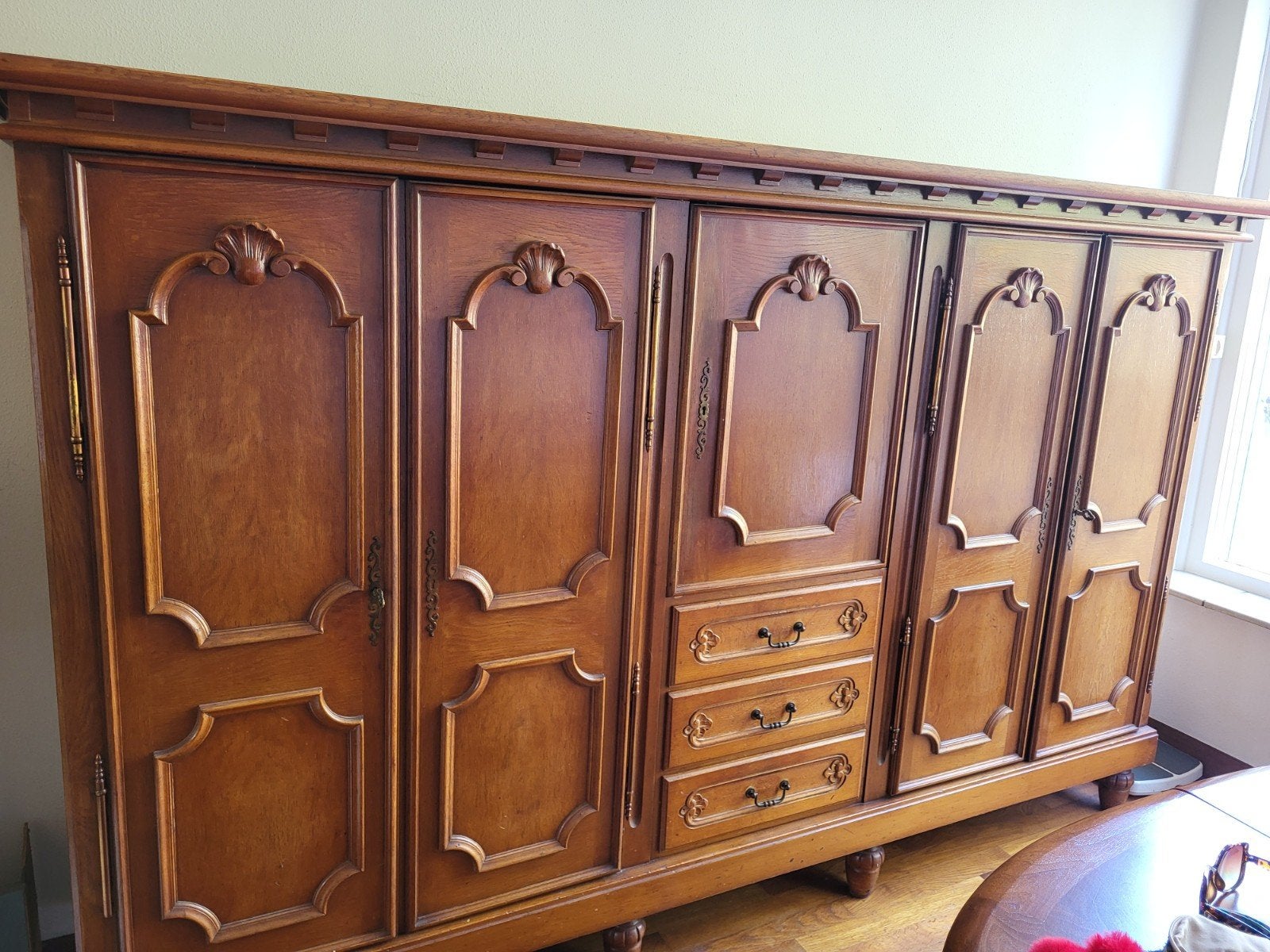 Oude houten kast - 250x157x50 cm, Ophalen