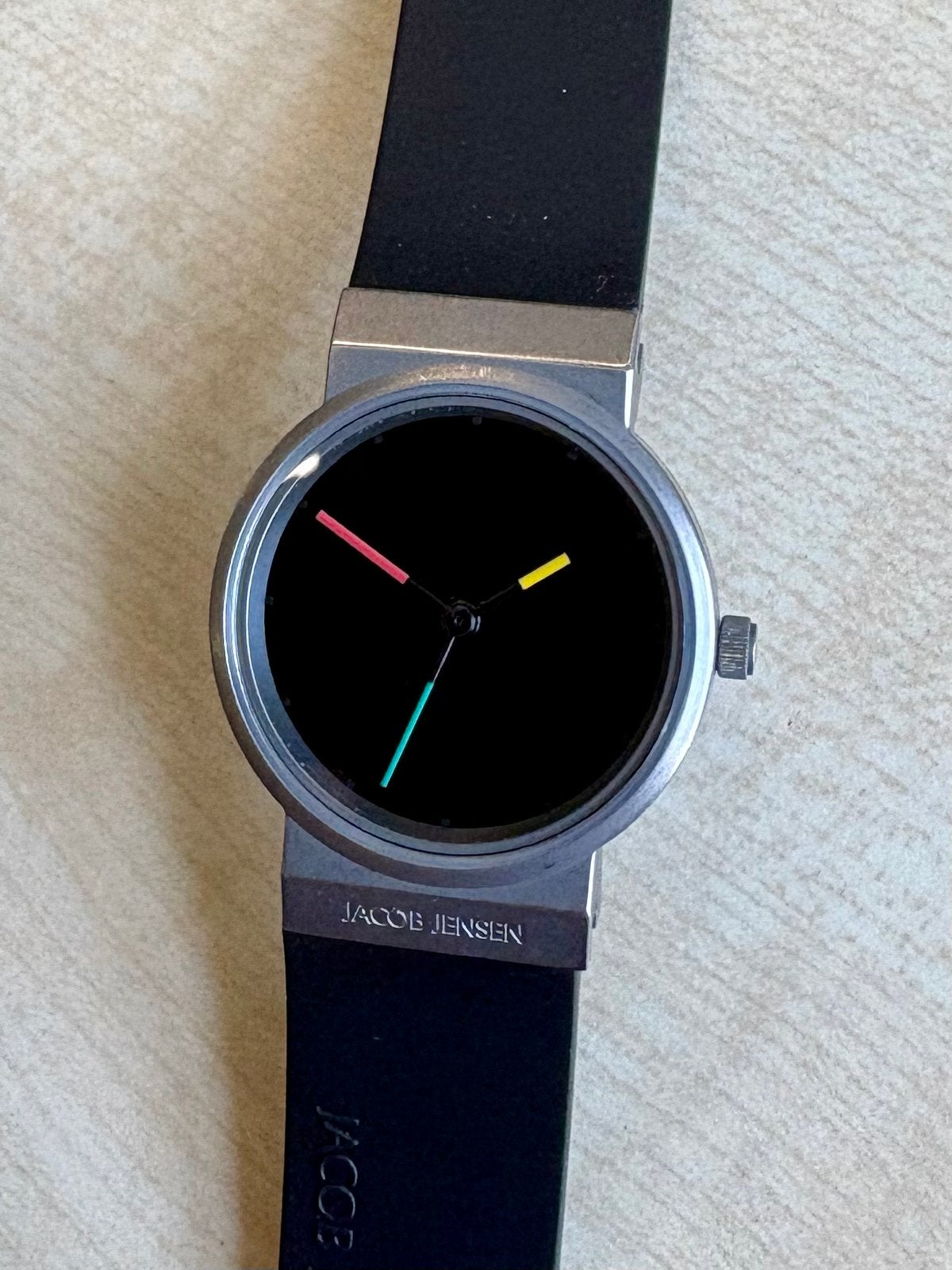 Jacob Jensen 650 Titanium Dameshorloge Nieuwe Horlogeband, Sieraden, Tassen en Uiterlijk, Horloges | Dames, Overige merken, Overige materialen