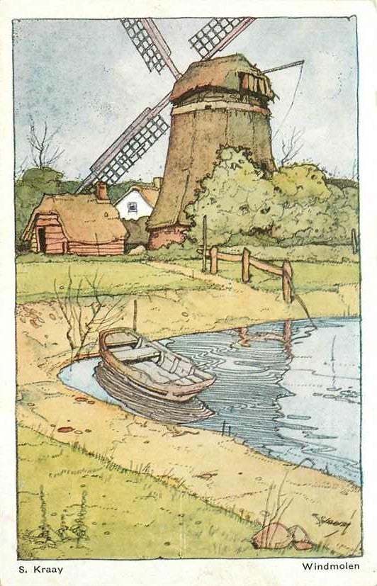 377-562-033 Windmolen, Verzenden, Voor 1920