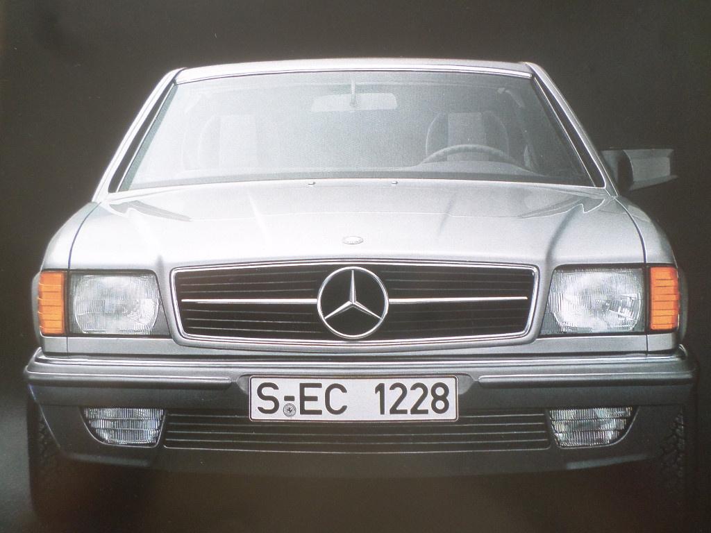 Mercedes 380 & 500 SEC 1281 Brochure, Boeken, Ophalen of Verzenden, Zo goed als nieuw, Mercedes