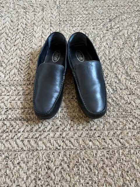 AM Shoe Company leren mocassins maat 43, Verzenden, Zwart, Zo goed als nieuw, Espadrilles of Moccasins