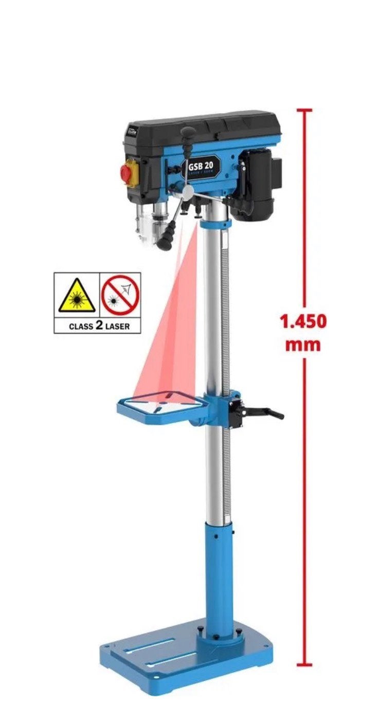 Güde Kolomboormachine Xtra Long GSB 20 met Laser 500W, Ophalen, Nieuw, Laser