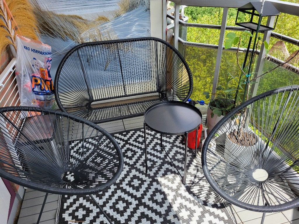 Moderne Balkonset / Tuinset, Ophalen, Tuinset, Overige materialen, 4 zitplaatsen