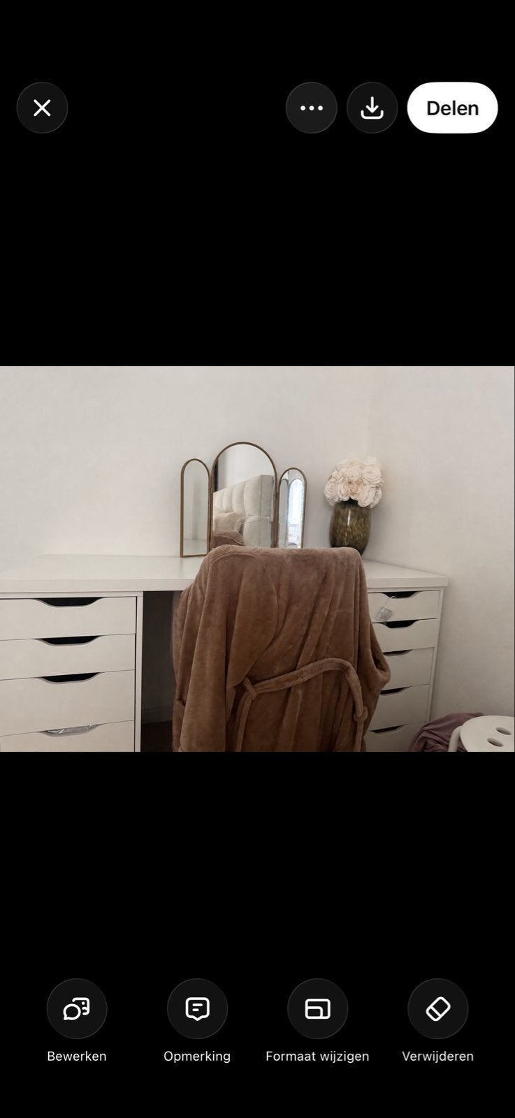 Ikea bureau/make-up tafel LAGKAPTEN / ALEX, Ophalen, Demontabel, Gebruikt, Spaanplaat of MDF