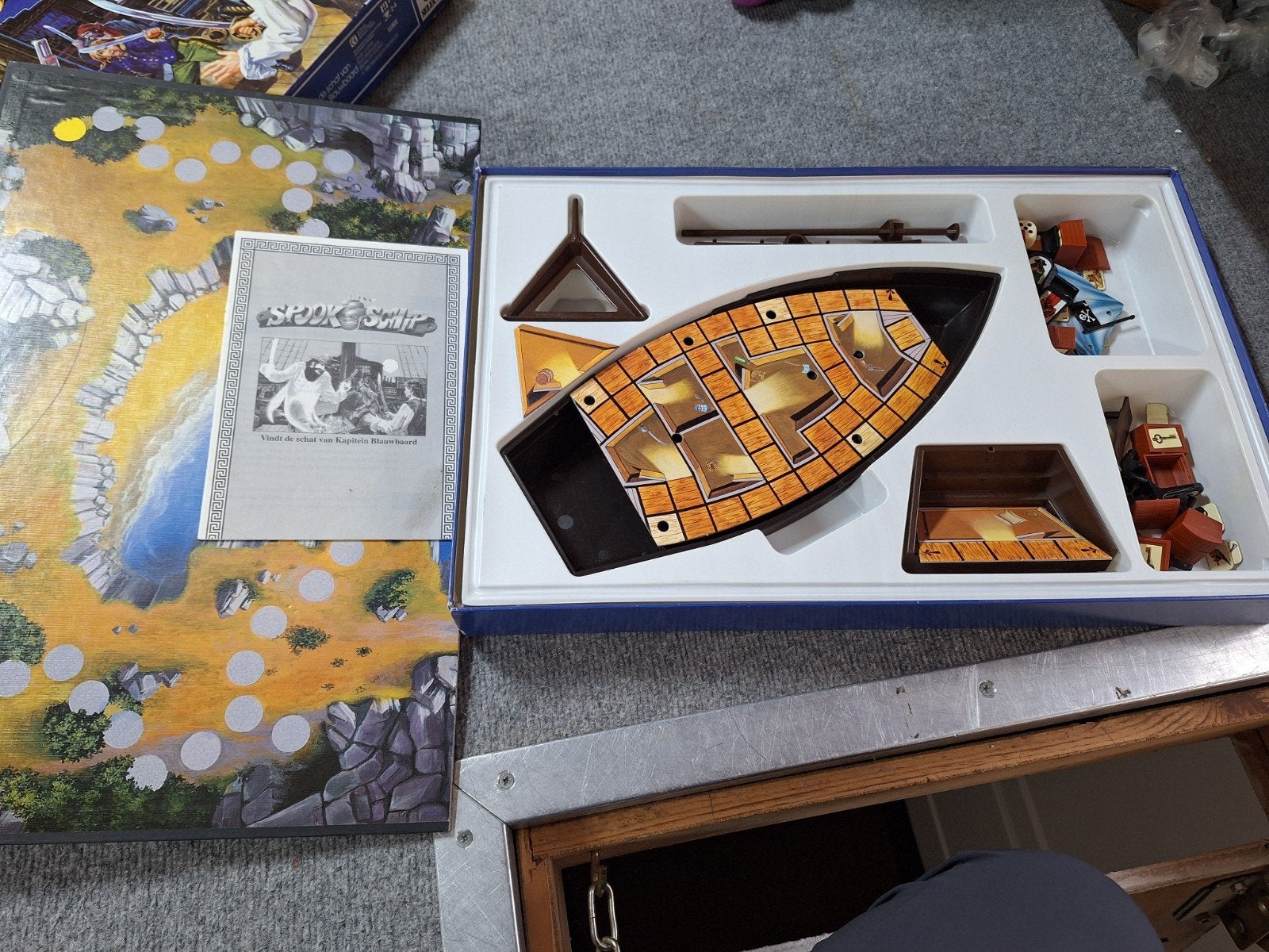 Spookschip bordspel - Compleet en in goede staat, Drie of vier spelers, Ophalen of Verzenden, Gebruikt, Selecta
