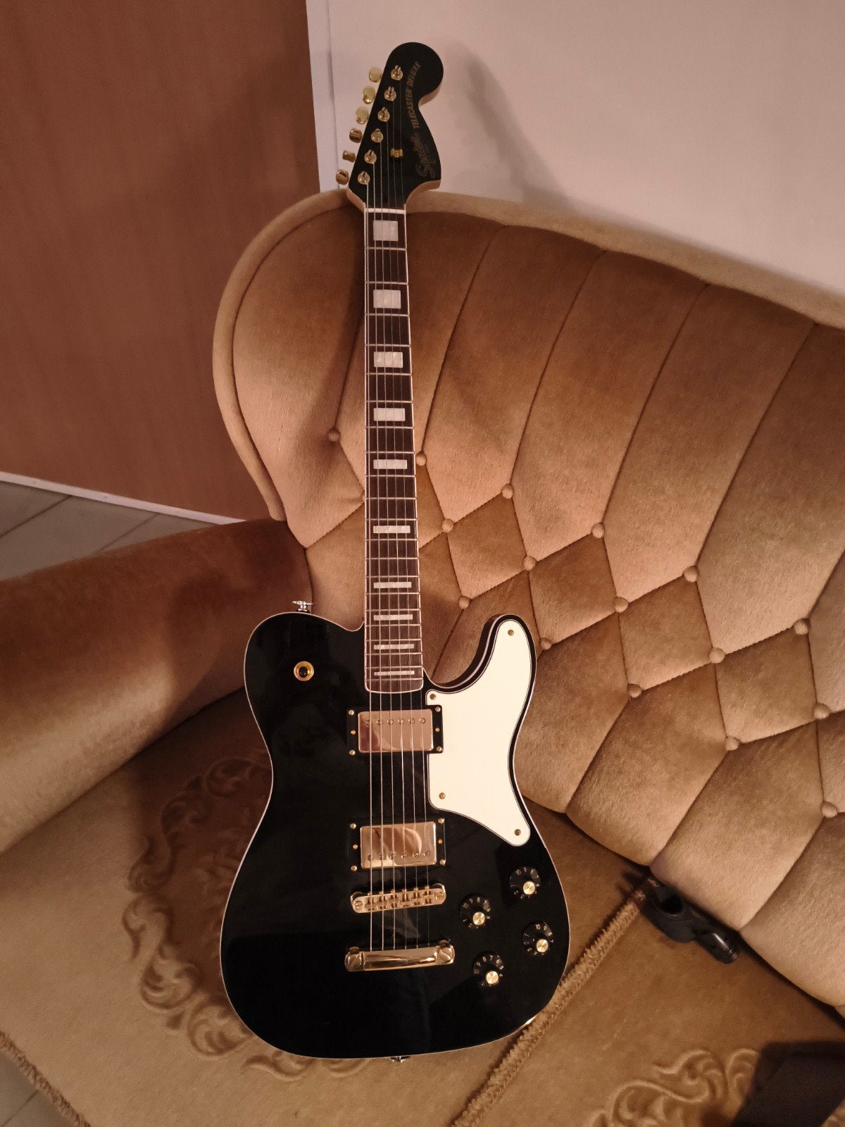 Squier troublemaker deluxe zwart, Ophalen, Zo goed als nieuw, Solid body, Overige merken