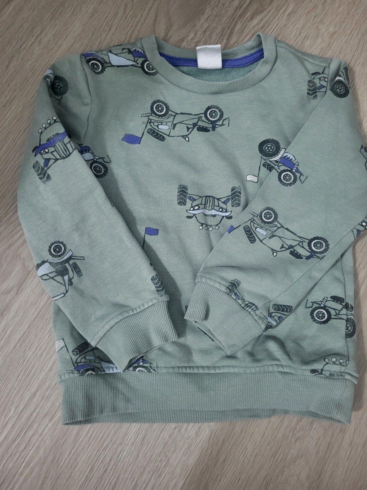 hema  Trui Maat 98/104 met Auto's, Lego Wear, Trui of Vest, Ophalen of Verzenden, Zo goed als nieuw