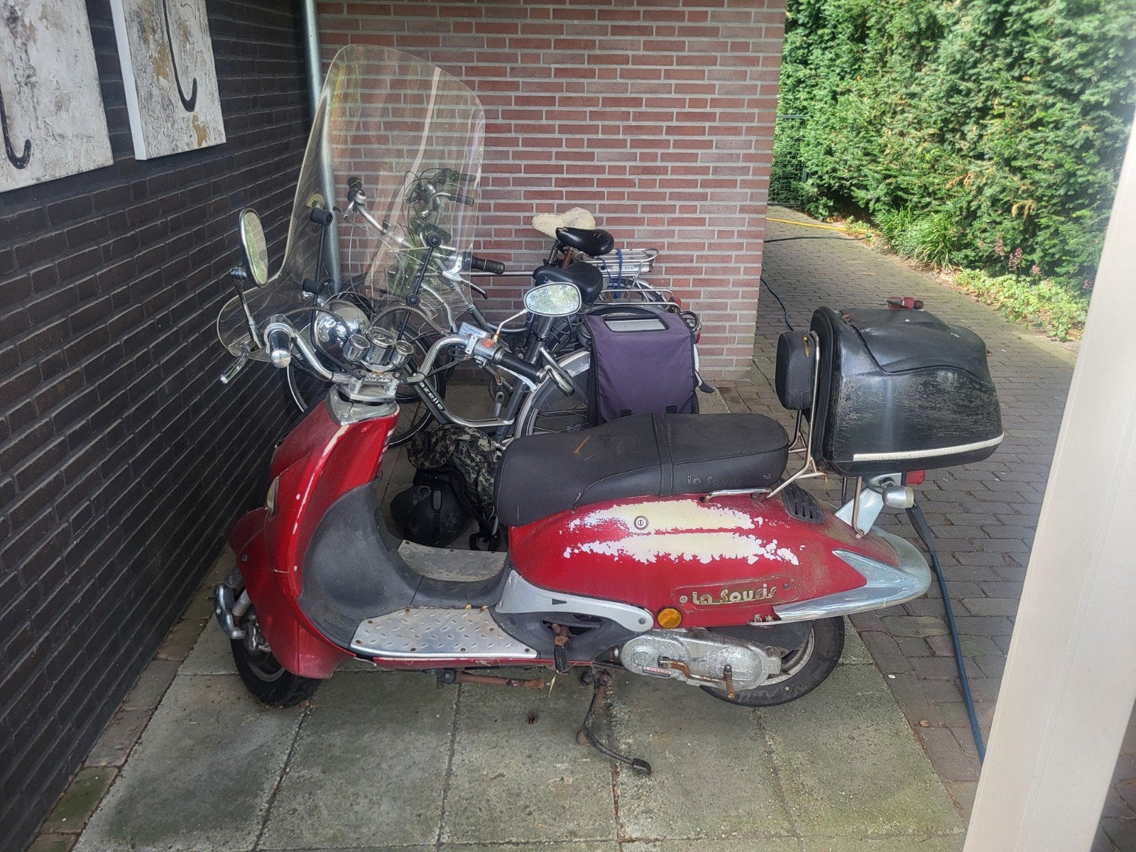 retero scooter 49cc, Ophalen of Verzenden, Zo goed als nieuw, Benzine, Overige merken