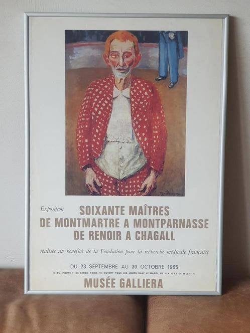 KEES VAN DONGEN EXHIBITION ART AFFICHE Musee Galiera clown, Ophalen