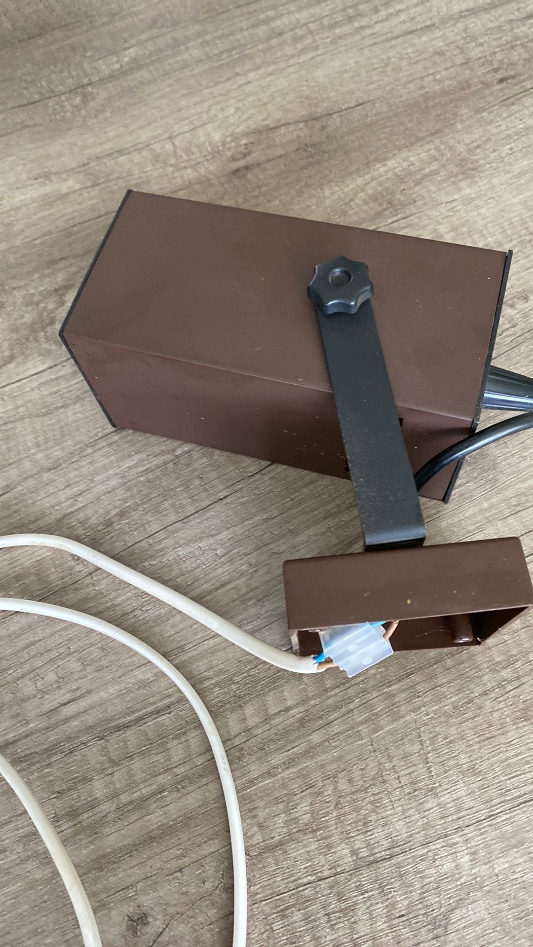 Retro chocolade bruin spotje, Huis en Inrichting, Ophalen of Verzenden, Zo goed als nieuw