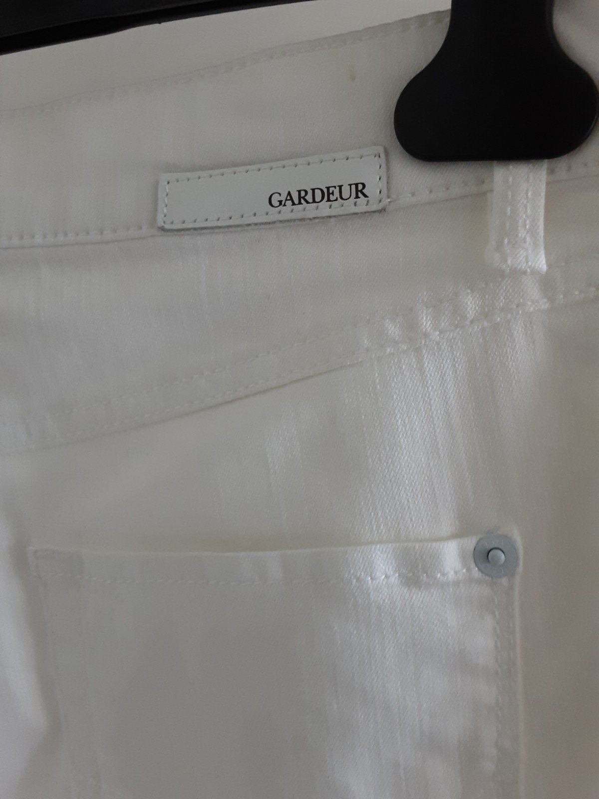 WITTE GARDEUR BROEK,  MAAT M, Maat 38/40 (M), Wit, Ophalen of Verzenden, Zo goed als nieuw