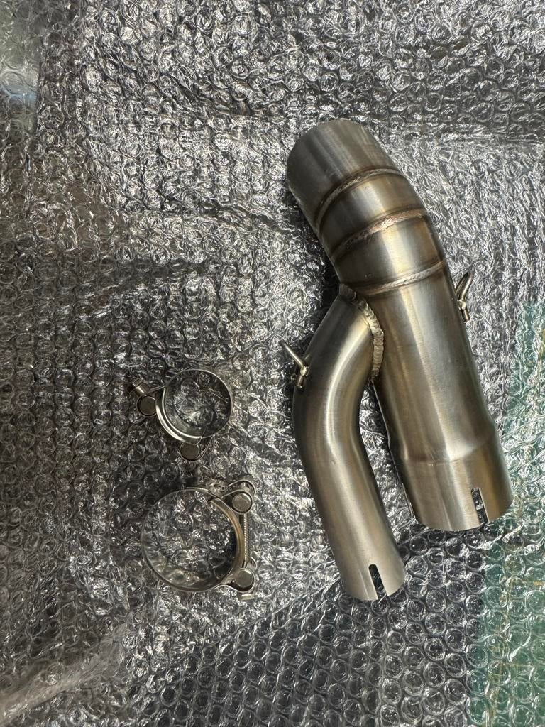 Rvs linke pipe s1000rr uitlaat, Motoren, Onderdelen | BMW, Ophalen of Verzenden, Gebruikt