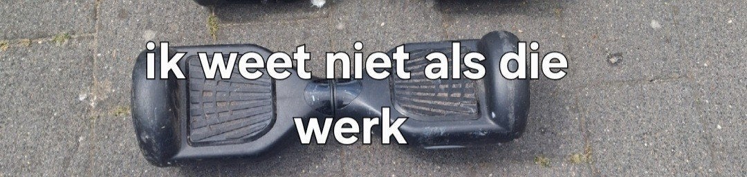 Hoverboard (zwart en blauw) - Werkt deels, Fietsen en Brommers, Steps, Gebruikt, Elektrische step (E-scooter), Ophalen of Verzenden