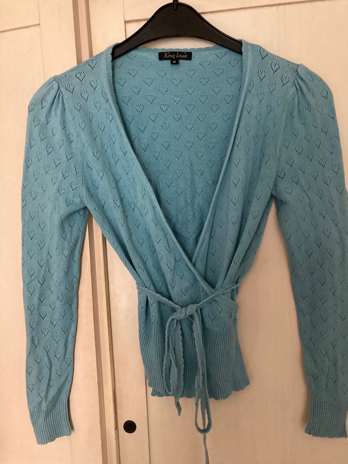 King Louie (wikkel)vest, Kleding | Dames, Truien en Vesten, Ophalen of Verzenden, Gedragen, Maat 36 (S), Blauw