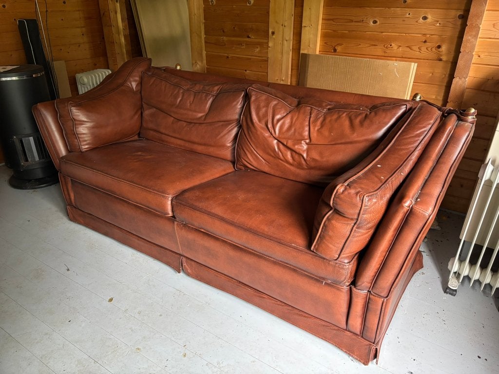 bank, Huis en Inrichting, Banken | Bankstellen, Ophalen, Gebruikt, Klassiek, 150 tot 200 cm