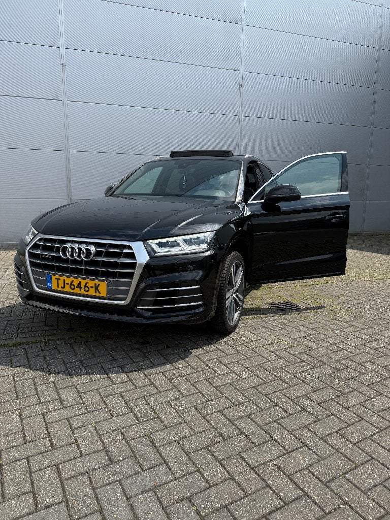 Audi Q5 2.0 Tfsi Quattro 252pk S Tronic 2018 Zwart, Automaat, Startonderbreker, Zwart, 4 cilinders