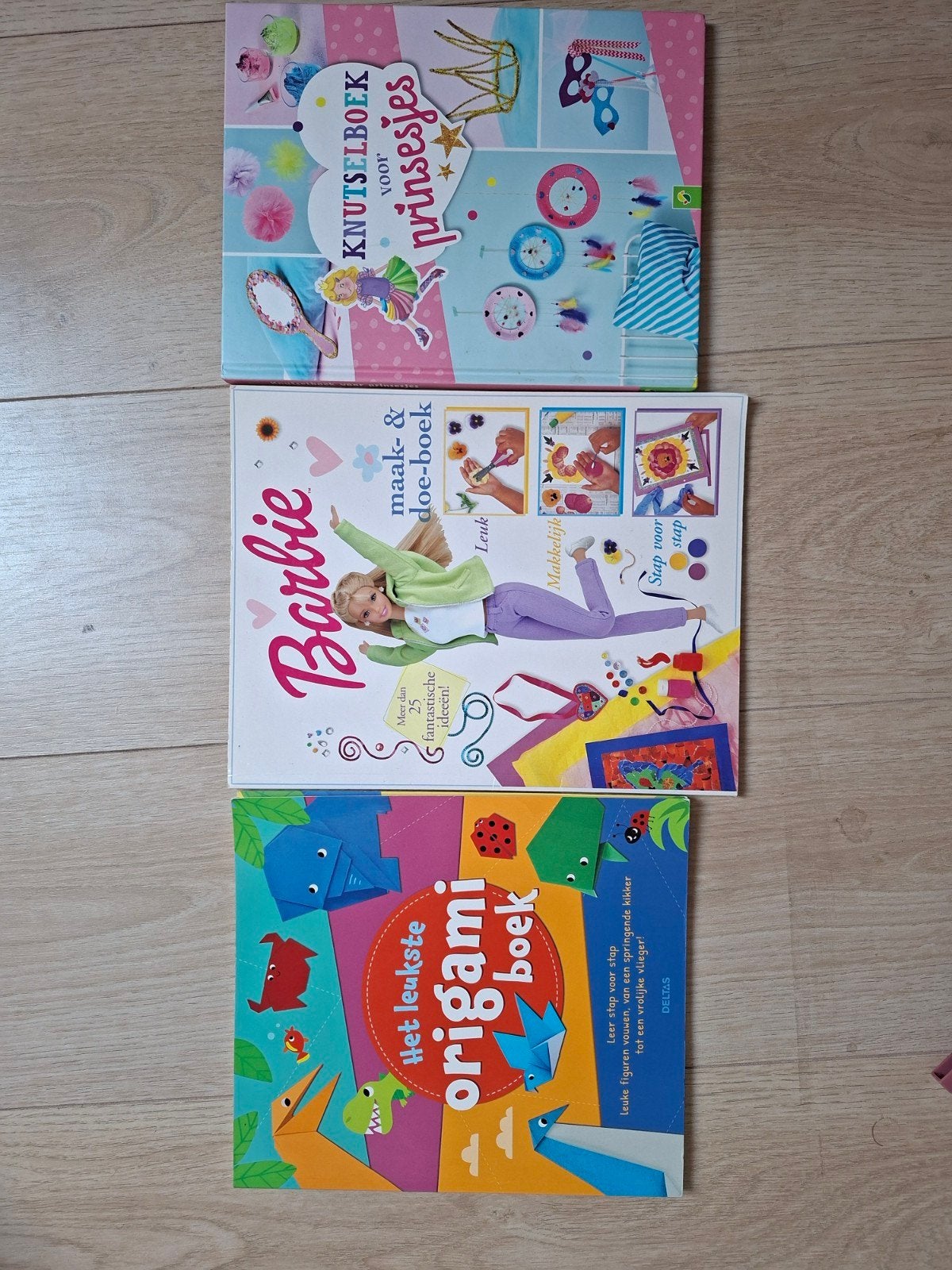 Knutselboeken set: Barbie, Prinsesjes en Origami, Ophalen of Verzenden, Zo goed als nieuw, Diverse auteurs, Non-fictie